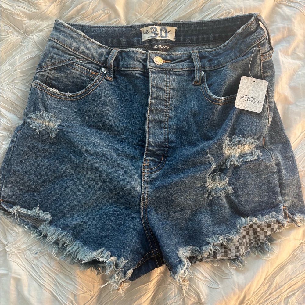 Free People Curvy Jean Shorts